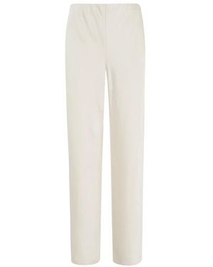 Vince Colette High-Rise Fluid Satin Bias Pantalon - Wit