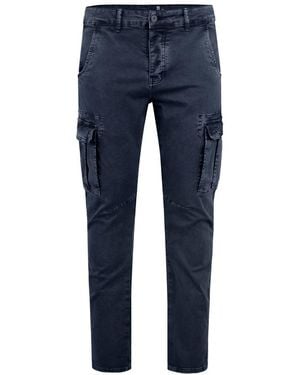 Bomboogie Slim-Fit Trousers - Azul