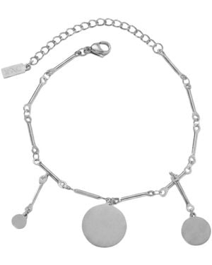 Dansk Copenhagen Accessoires ,Grijs ,Nora Armband - Wit
