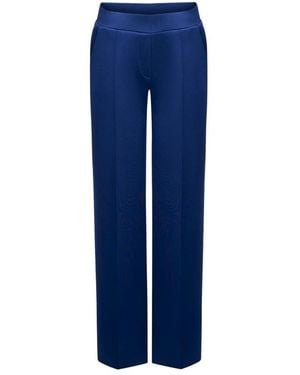 Riani Wide-Fit Scuba Broeken - Blauw