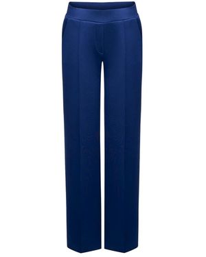 Riani Wide-Fit Scuba Broeken - Blauw