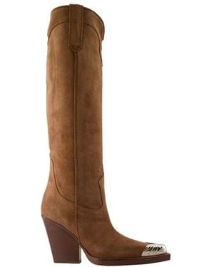 Paris Texas Cowboy Boots - Marrone