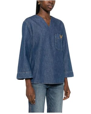 Valentino Garavani Blouses - Blue