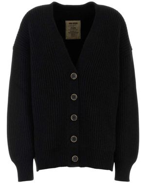 Uma Wang Cashmere Oversized Cardigan - Zwart
