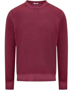 Malo Wollpullover mit langen ärmeln - Rot