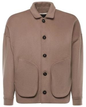 Giuliano Galiano Light Jackets - Brown