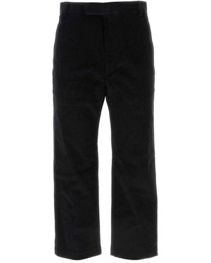 Thom Browne Straight Trousers - Black
