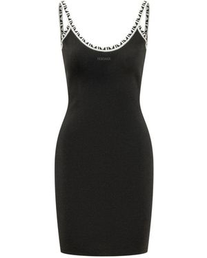 Versace Gebreide Jurk Body - Zwart