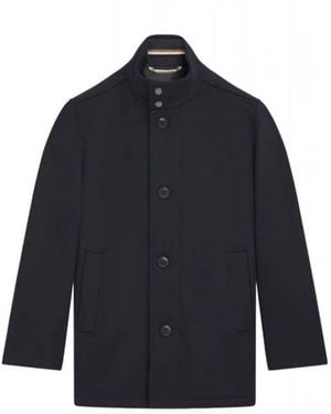 HUGO Single-Breasted Coats - Blu