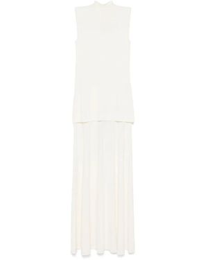 Jil Sander Sleeveless Dress Hn 105 - Wit