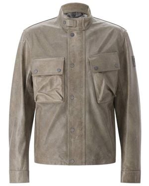 Belstaff Leather Jackets - Gris