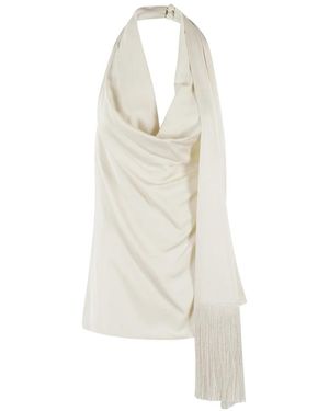 Isabelle Blanche Sleeveless Tops - Bianco