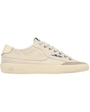 Autry Windscape Low Canvas Sneakers - Natur