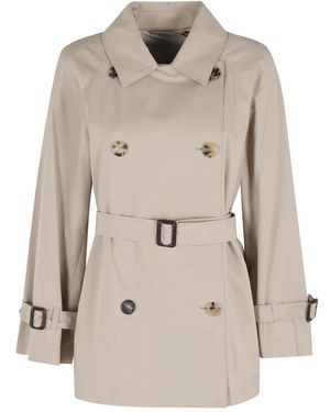 Max Mara Trench Coats - Natural