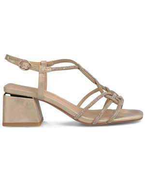 Alma En Pena. High Heel Sandals - Metallic