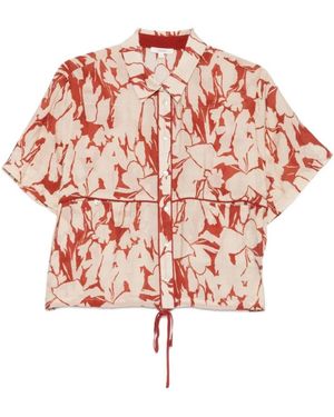 Yerse Overhemden ,Rood ,Nylon Manilas Shirt