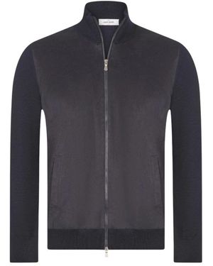 Gran Sasso Giubbino Full Zip - Blau