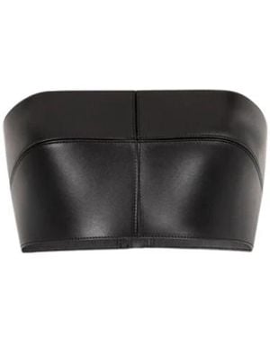Roberto Cavalli Sleeveless Tops - Black