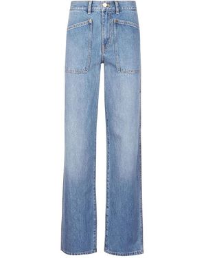 Tory Burch Wide Jeans - Blue