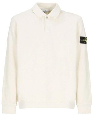 Stone Island Polo Shirts - Blanc