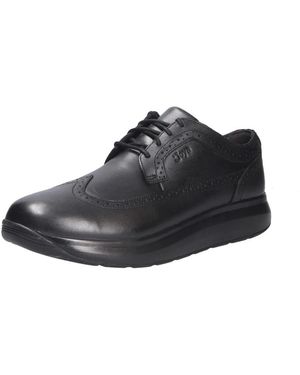 Joya Bequemer Schwarzer Schnürschuh