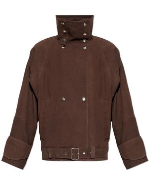 IRO Leather Jackets - Braun