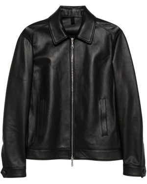 Tagliatore Leather Jackets - Black