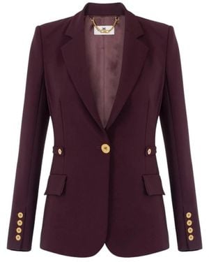 Elisabetta Franchi Blazers - Paars