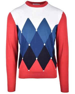 Ballantyne Maglione in cotone - Rosso