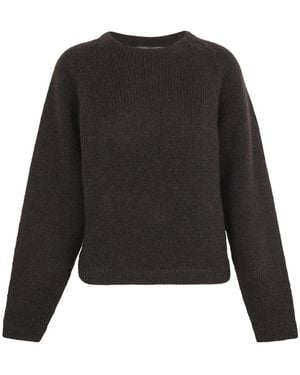 Cortana Round-Neck Knitwear - Black