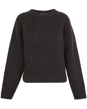 Cortana Round-Neck Knitwear - Black