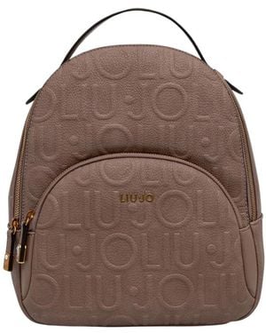 Liu Jo Monogram Rucksack - Braun