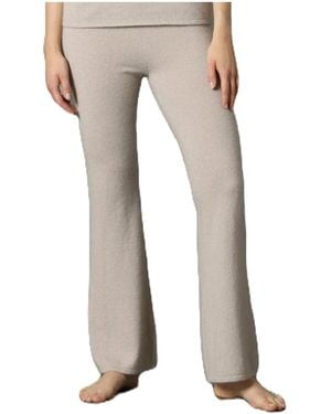 SMINFINITY Fluffy Bell Bottom Broek - Naturel
