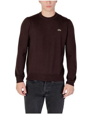 Lacoste Round-Neck Knitwear - Purple