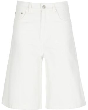Coperni Korte Broeken ,Wit ,Denim Denim Bermuda Shorts