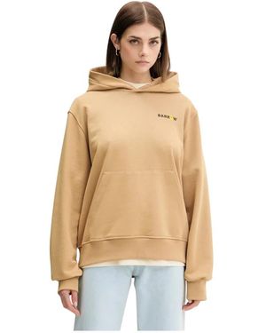 Barrow Basketball-Print Hoodie - Naturel