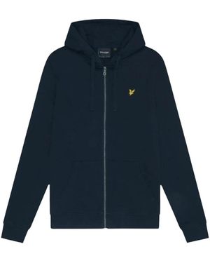 Lyle & Scott Zip-Throughs - Blue