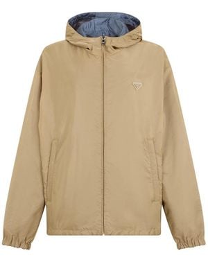 Prada Reversible Re-Nylon Windbreaker - Naturel