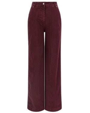 Nude Wide Jeans - Paars