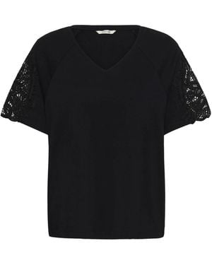 Cream Tops ,Zwart ,T-Shirts