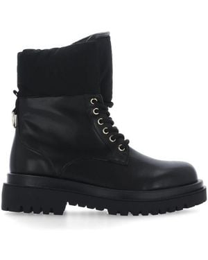 Versace Jeans Couture Lace-Up Boots - Black