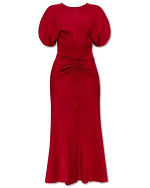 Victoria Beckham Midi Dresses - Rosso