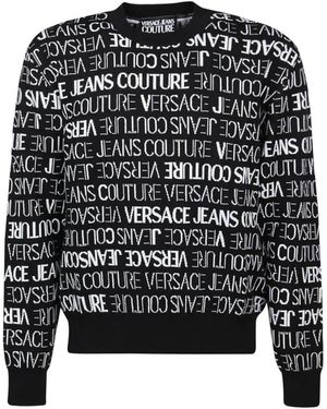 Versace Jeans Couture Round-Neck Knitwear - Black