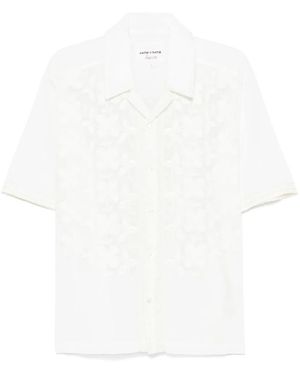 Antik Batik Short Sleeve Shirts - White