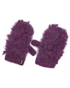 Sunnei Yeti Gloves - Paars