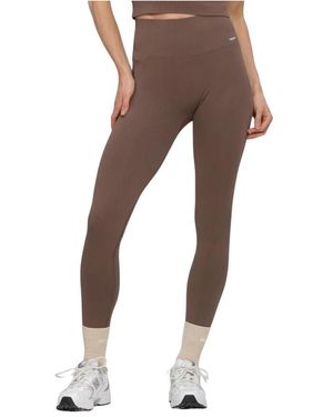 Aim'n Gerippte, Nahtlose Leggings - Braun