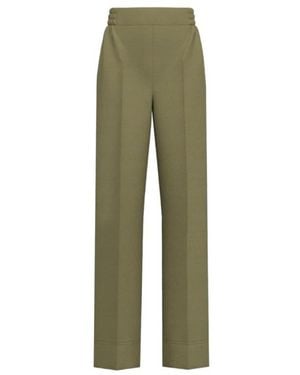 Marella Wide Trousers - Green