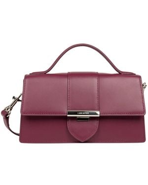 Lancaster Elegante Bordeaux Handtasche Mit Vintage-Verschluss - Lila