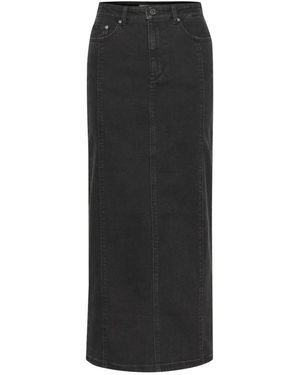 Gestuz Denim Skirts - Black