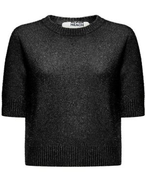 Silvian Heach Round-Neck Knitwear - Black